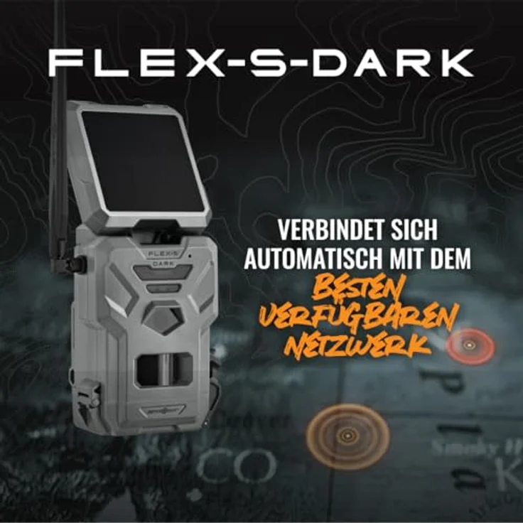 Spypoint FLEX-S-DARK, Mobilfunk-Wildkamera mit 40 MP Auflösung, Solarpanel und 30 m Reichweite – Bild 3