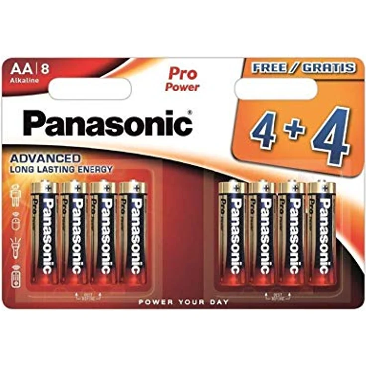 Panasonic Pro Power Batterie AA 4+4 Alkalin 1.5V, Nicht wiederaufladbar – Bild 2