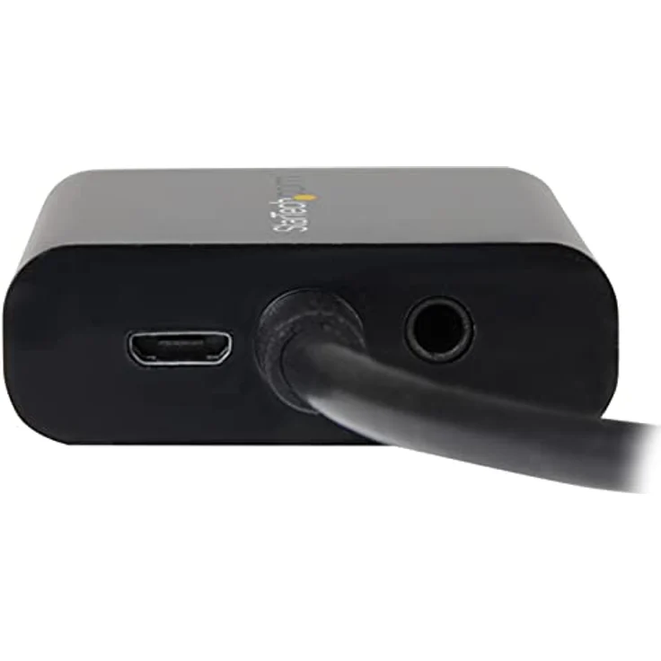 StarTech.com DisplayPort to VGA adapter with audio - Videokonverter - Schwarz (DP2VGAA) – Bild 4