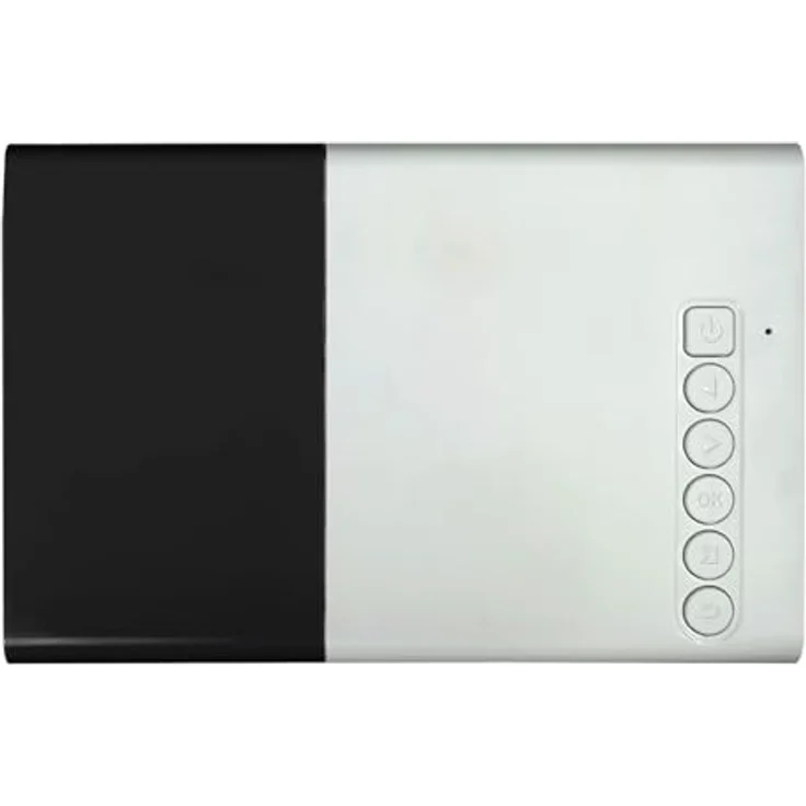 Denver PR-800B, Full HD Beamer mit 15 ANSI-Lumen, schwarz-weiß, kompakte Bauweise, manueller Fokus, maximale Projektionsfläche von 60 Zoll – Bild 3