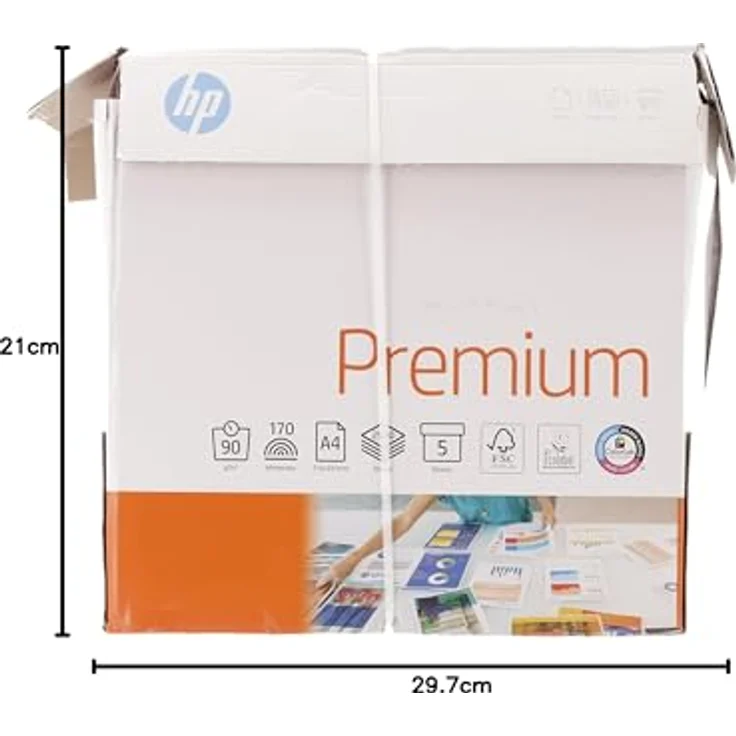 HP Premium Druckerpapier CHP 852 - 90 g, DIN-A4, 2.500 Blatt (5x500), weiß, Extraglatt – Bild 9