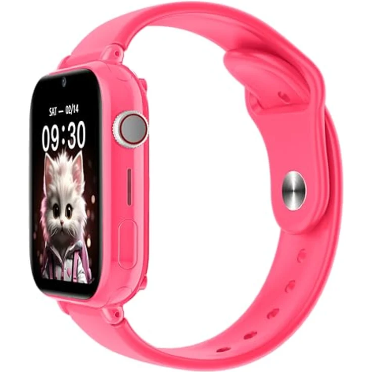 Maxcom Smartwatch Maxcom 4G dla dzieci FW59 różowy (27 mm, Metall, 4G), Sportuhr + Smartwatch, GPS, 670 mAh Akku – Bild 4