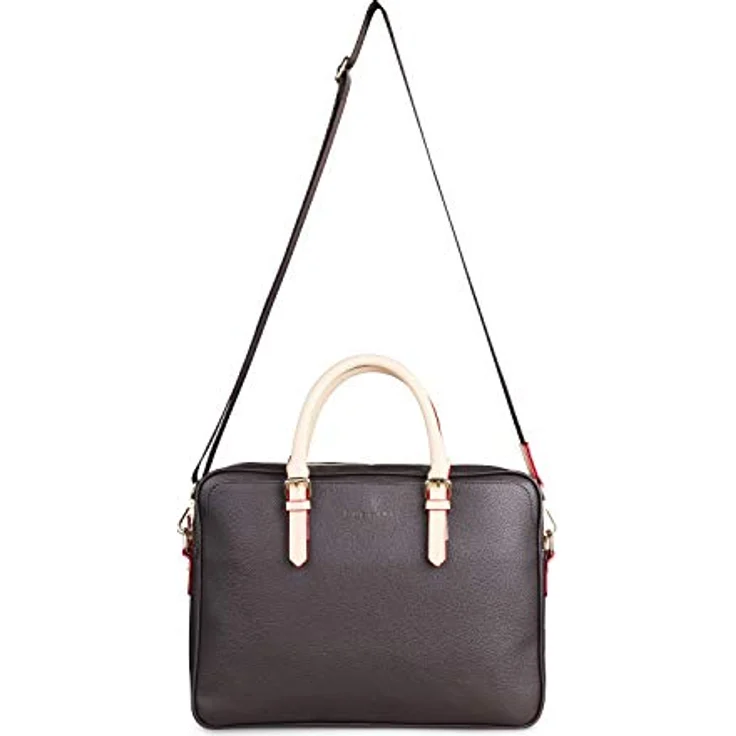 bugatti Aktentasche ELLA, Business-Laptoptasche, violettes Innenfutter, Smartphonefach bis 6 Zoll, gepolstertes Notebookfach bis 15 Zoll – Bild 3