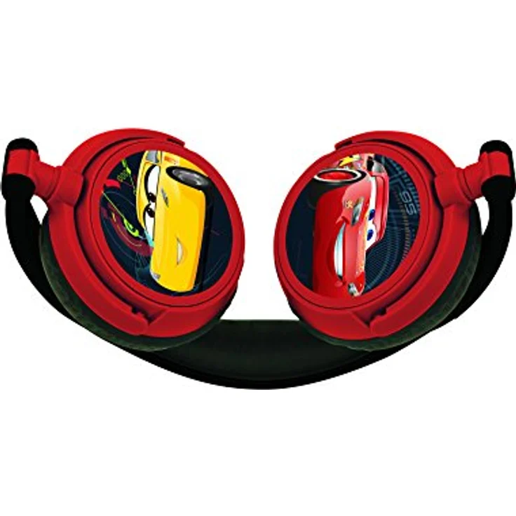 Lexibook Disney Pixar Cars Lightning McQueen Stereokopfhörer, kinderfreundliche Kraft, faltbar und einstellbar, Rot - Schwarz, HP010DC – Bild 2