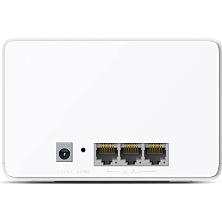 MERCUSYS Halo WiFi 6 Mesh,AX3000,Dualband,Abdeckung bis zu 420 m²,3xGigabit-Port pro Laufwerk,Netzwerkverwaltung,einfache Konfiguration App,WPA3,GIGABIT Anschlüsse,Halo H80x2-PACK MESH – Bild 2