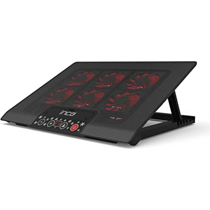 Inca INC-601 GMS 6X Lüfter,Control Panel,2X USB,6 Stufen Gaming Notebook Kühler 7-17 – Bild 3