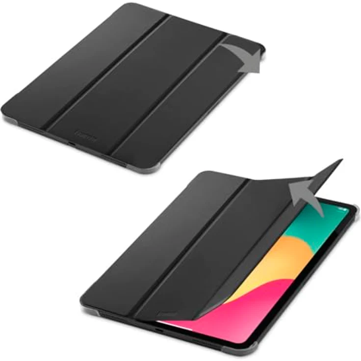 Hama Tablet-Hülle Fold Clear für Apple iPad Air 11" (2025), Schwarz, mit Magnet und stabilem Stand – Bild 2