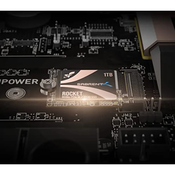 Sabrent 2230 M.2 NVMe Gen 4 1TB, Interne SSD 4750 MB/s Lesen, PCIe 4.0 X4, Internes Solid State Drive, kompatibel mit Steam Deck, Surface pro, PCs, NUCs und Laptops [SB-2130-1TB] – Bild 5