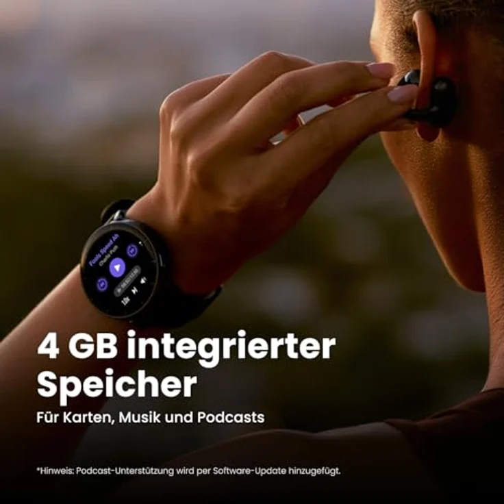 Amazfit Active Max Smartwatch, 1,5" AMOLED-Display, 25 Tage Akku, GPS, NFC, 4GB Speicher, 170+ Sportmodi, 5 ATM Wasserschutz, Herzfrequenz- und Schlaftracking für Android & iPhone – Bild 4
