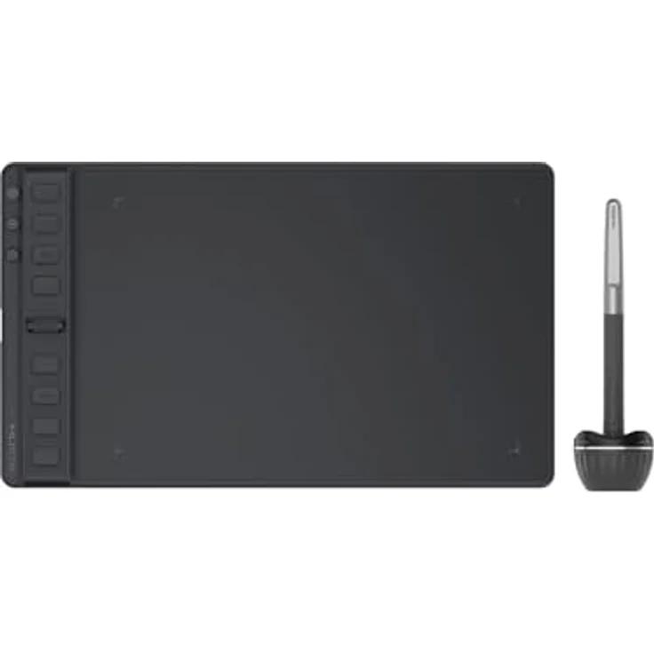 HUION Inspiroy 2M Schwarzes Grafiktablett mit erweiterter Tastenkombination und verbessertem PenTech 3.0 – Bild 2