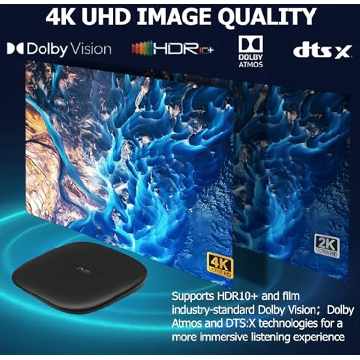 Xiaomi TV Box S 3rd Gen, 4K UHD Streaming-Client mit 32GB, WiFi 6 und Google TV – Bild 3