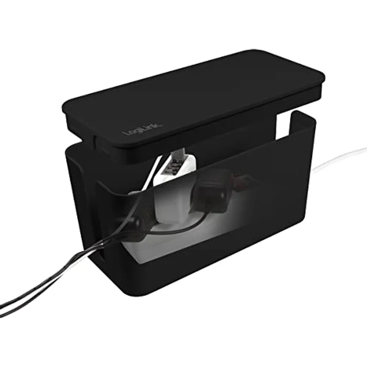 Logilink Kabelbox LogiLink, klein, schwarz, 240x130x120mm (KAB0060) - Preisvergleich – Bild 4