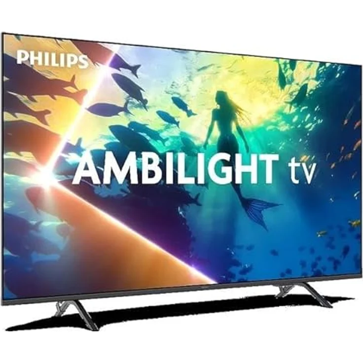 Philips Ambilight 43PUS8010 4K LED-Smart-TV, 109,2 cm (43 Zoll), Titan OS, Pixel Precise Ultra HD, Dolby Atmos, Sprachsteuerung mit Alexa und Google Assistant – Bild 2
