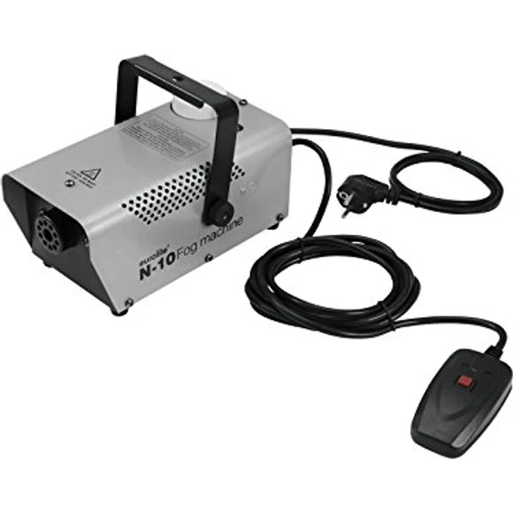 Eurolite N-10 Nebelmaschine silber | Kompakte 400-W-Nebelmaschine mit Kabelfernbedienung | Topseller für Partyräume – Bild 2
