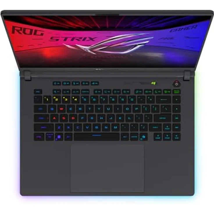 ASUS ROG Strix G16 G615LR-S5177W, Gaming Notebook mit 16 Zoll Display, Intel® Core™ Ultra 7 255HX, 16 GB RAM, 1 TB SSD, GeForce RTX™ 5070 Ti, Grau, Windows 11 Home – Bild 3