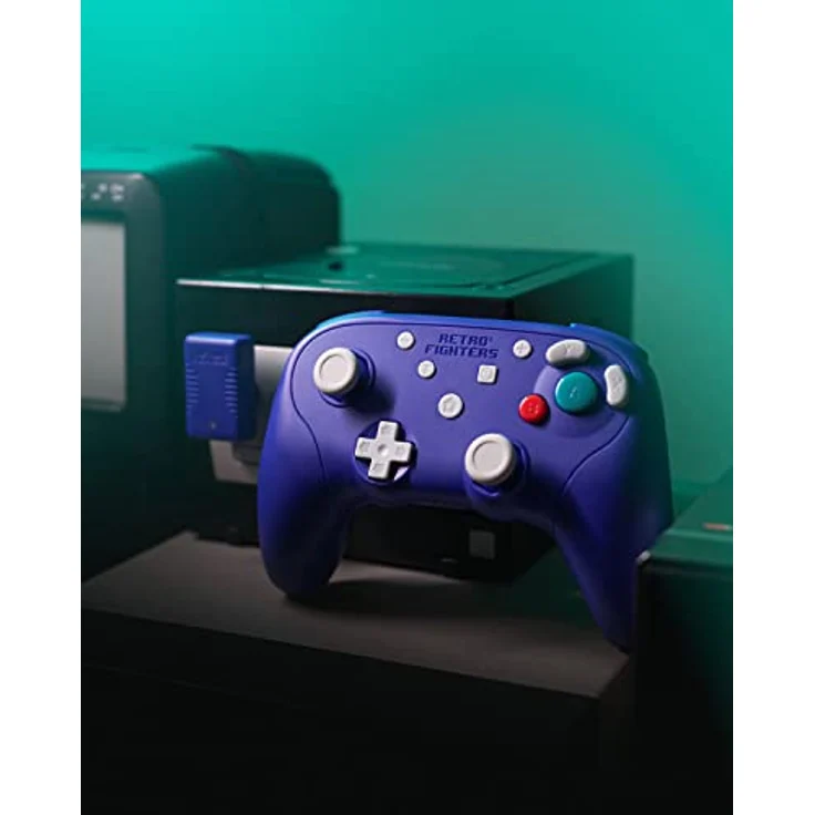 Retro Fighters BattlerGC 2.4G Gaming Controller, kabelloses GamePad für PC und Switch, ergonomisch, orange, über 10 Stunden Akkulaufzeit – Bild 5