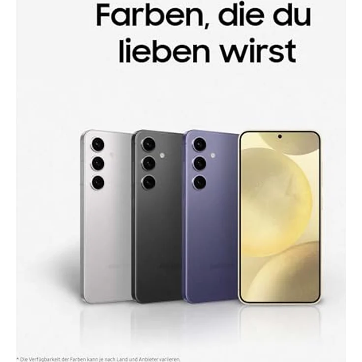 Samsung Galaxy S24 AI Smartphone, Android-Handy ohne Vertrag, 8 GB RAM, 256 GB Speicher, Amber Yellow – Bild 2