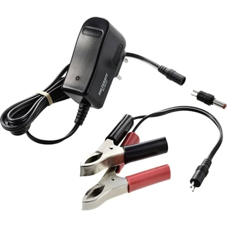 Voltcraft Bleiakku-Ladegerät BC800 6 V, 12 V Ladestrom (max.) 0.8 A, LED Ladestatus-Anzeige, Kurzschluss- und Verpolungsschutz – Bild 1