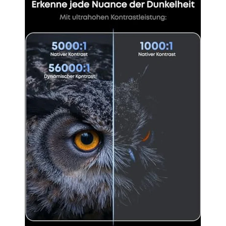 NEBULA X1 Triple Laser 4K Beamer, 3500 ANSI Lumen, 56000:1 Kontrast, 40W Stereo Sound, AutoKalibrierung, Dolby Vision, 300 Zoll, Outdoor, GTV – Bild 3