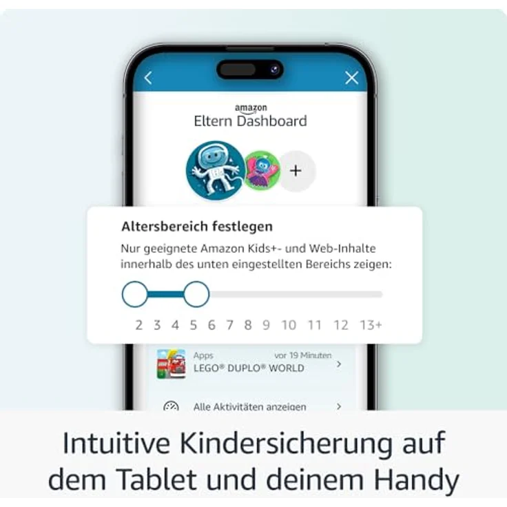 Amazon Fire HD 8 Kids-Tablet (Neueste Generation), 3 GB RAM, werbefreie Inhalte, integrierte Kindersicherung, 13 Std. Akkulaufzeit, 32 GB, blau – Bild 4