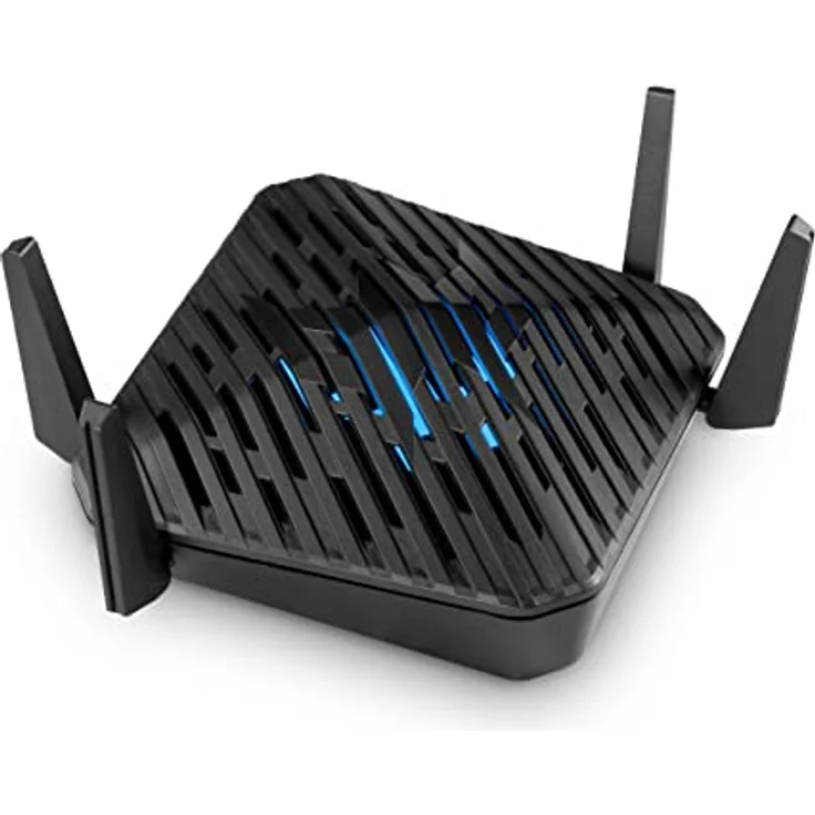 Acer Predator Connect W6D Gaming Router | WiFi 6 | Dual Band (2.4 & 5.0 GHz) | Nano SIM | Intel Killer | 1xLAN 2.5GbE, 4xLAN 1GbE, USB 3.0, Schwarz – Bild 2
