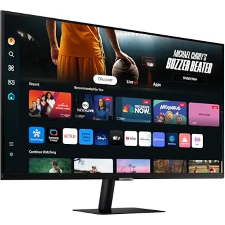 Samsung Smart M70D UHD Monitor, 32 Schwarz – Bild 3