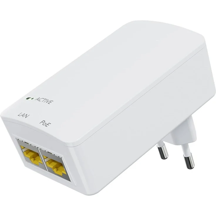 Microconnect Netzwerkschrank, PoE Injector 48V 15.4W, EU Plug