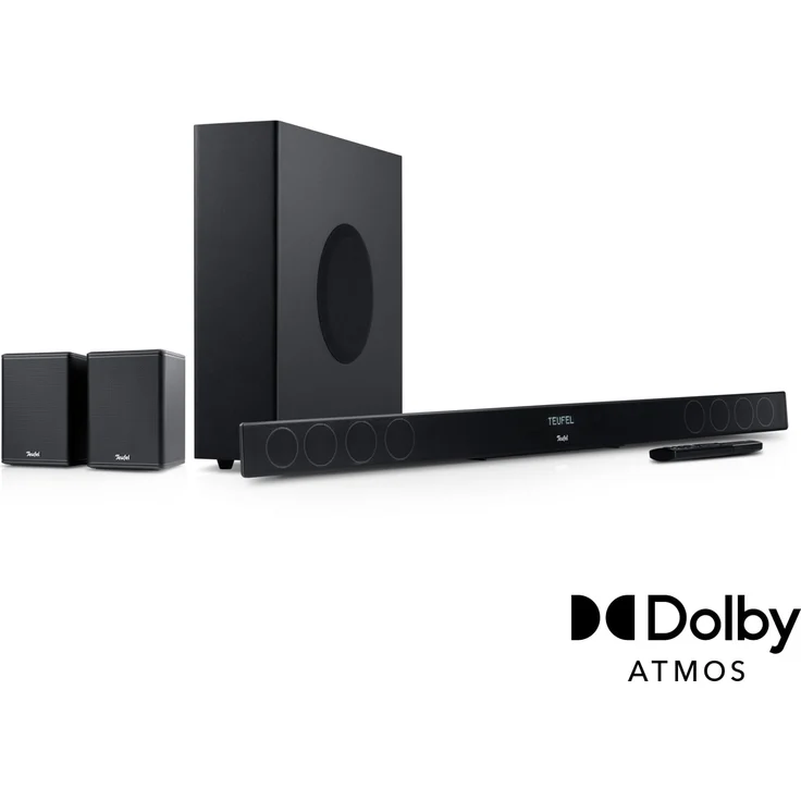Teufel CINEBAR 11 Surround 4.1-Set Dolby Atmos Neue Generation 2025 Schwarz mit Funk-Rears & Subwoofer – Bild 1