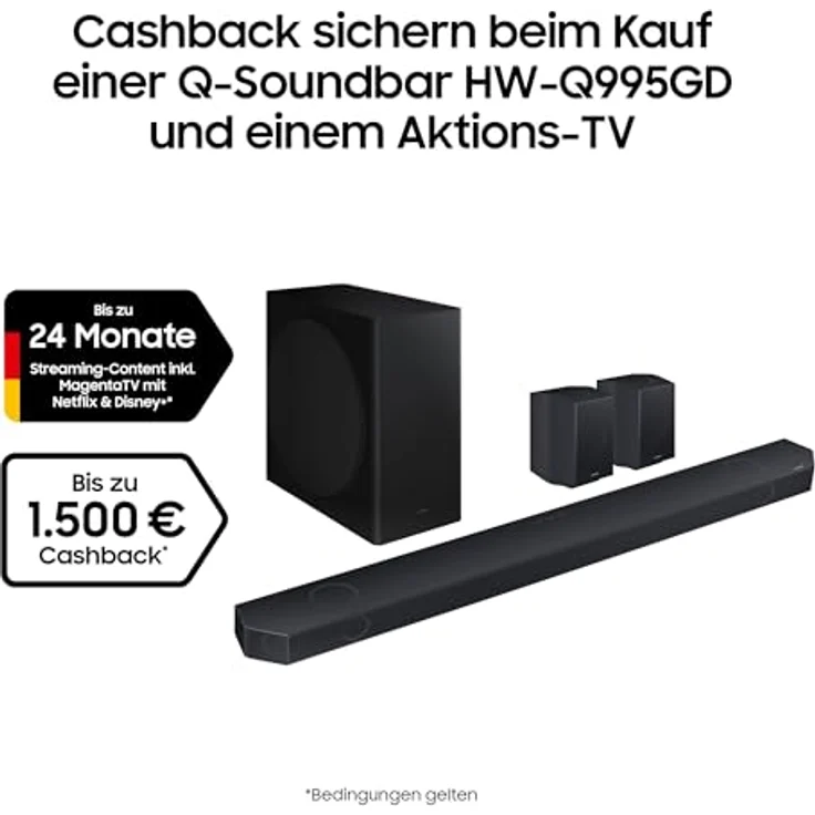 SAMSUNG HW-Q995GD/ZG, Soundbar, Graphit Schwarz – Bild 2