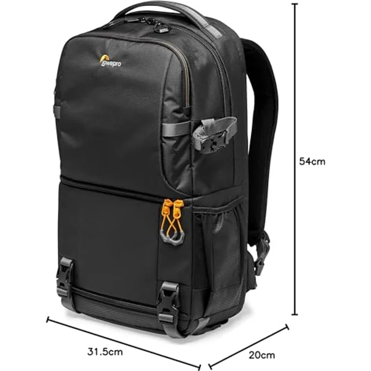 Lowepro Fastpack BP 250 AW III Kamerarucksack - Kameratasche - Fotorucksack für spiegellose und DSLR-Kameras wie Nikon D850, 300D, mit Zugang per QuickDoor, Fach für 13-Zoll-Laptop, Ripstop, Schwarz – Bild 18