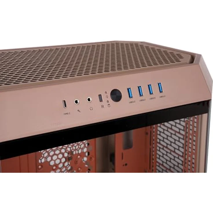 Thermaltake The Tower 600 Mid Tower Chassis | Vertikales Design | Kühlungsunterstützung | Kompatibilität | Erweiterungsmöglichkeiten | Gravel Sand – Bild 5