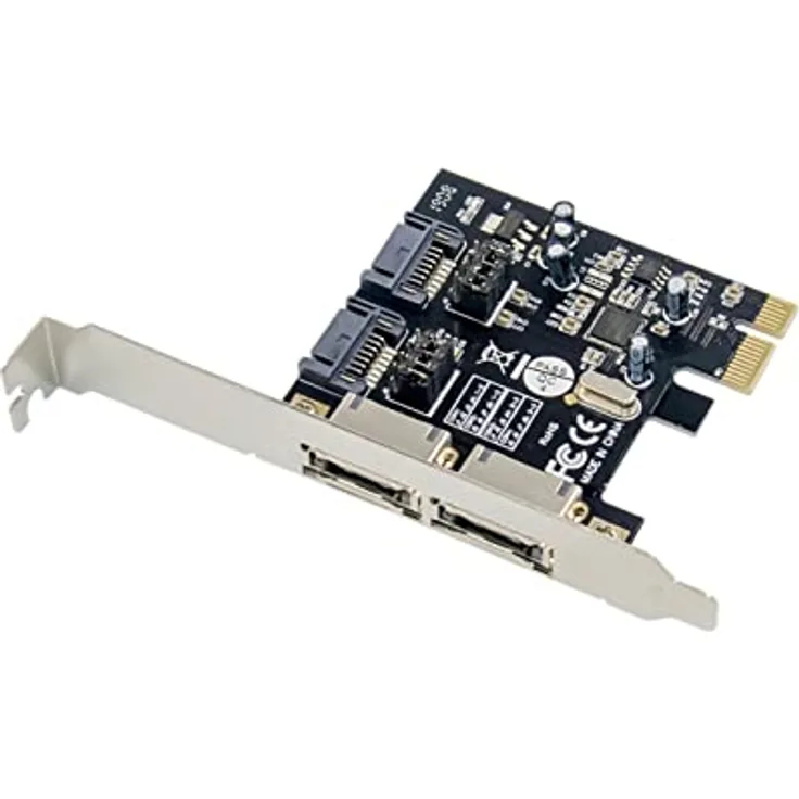 Conceptronic CSATA600EXI 2-Port-SATA & 2-Port-eSATA PCI-Express-Karte