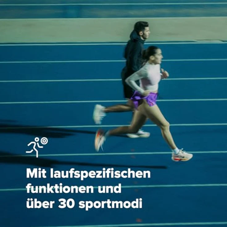 Suunto Run Frost Gray, Smartwatch 46 mm mit Bluetooth, 12 Tage Akkulaufzeit und strapazierfähigem Nylonarmband – Bild 5