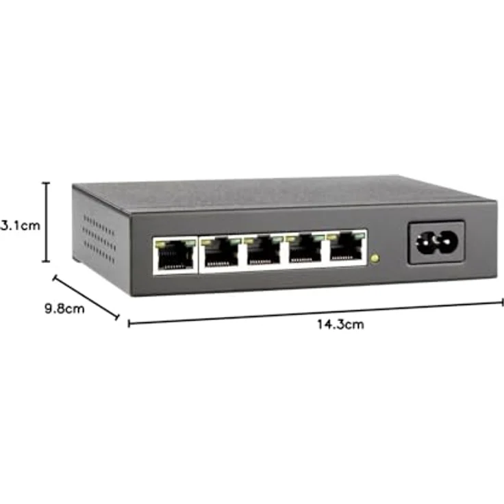 renkforce Netzwerk Switch RJ45 5 Port 1 Gbit/s – Bild 7