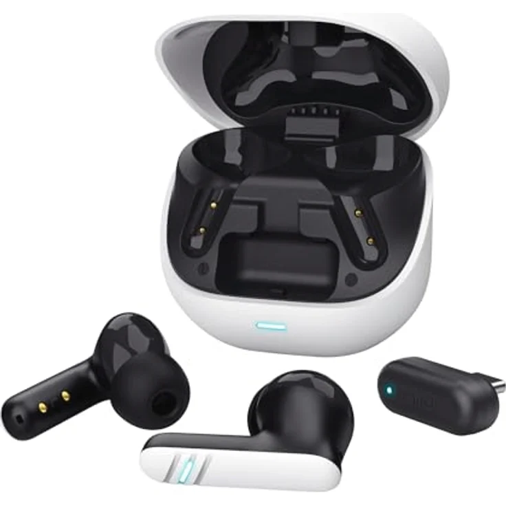 Trust GXT 409 Oxxie, True Wireless Stereo (TWS) Gaming Kopfhörer mit 100 - 10000 Hz Frequenzbereich, weiß – Bild 14