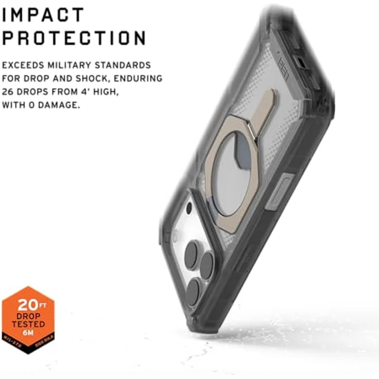 UAG Plasma XTE MagSafe Hülle für Apple iPhone 17 Pro, grauer Schutzcase mit langlebigem Design – Bild 4