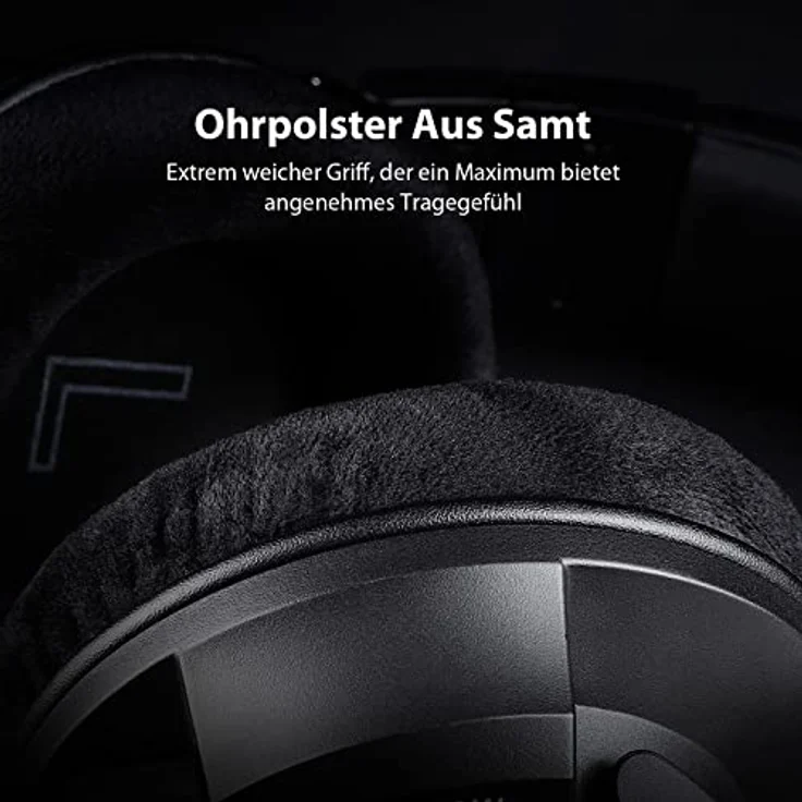 OneOdio offener Studio Kopfhörer mit Kabel Over-Ear mit 250 Ohm, Monitor 80 Headphones für Mixing, Mastering, Editing, Ohrpolster aus Samt, Abnehmbares Kabel(3.5mm/6.35mm link), Schwarz – Bild 5
