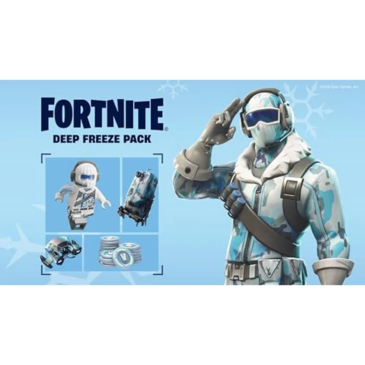 Epic Games Fortnite Schattenfeuer & Eis -Paket, Download-Code für Nintendo Switch mit 10 kosmetischen Gegenständen und 1.000 V-Bucks – Bild 4