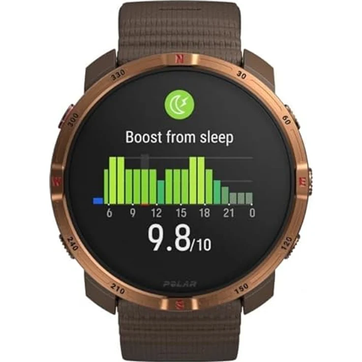 Polar Grit X2, Outdoor Multisport GPS Uhr mit AMOLED Display, Dual-Frequency GPS, Handgelenk EKG, Elixir Biosensing, Offline Karten, SpO2, bis zu 7 Tage Akkulaufzeit – Bild 5
