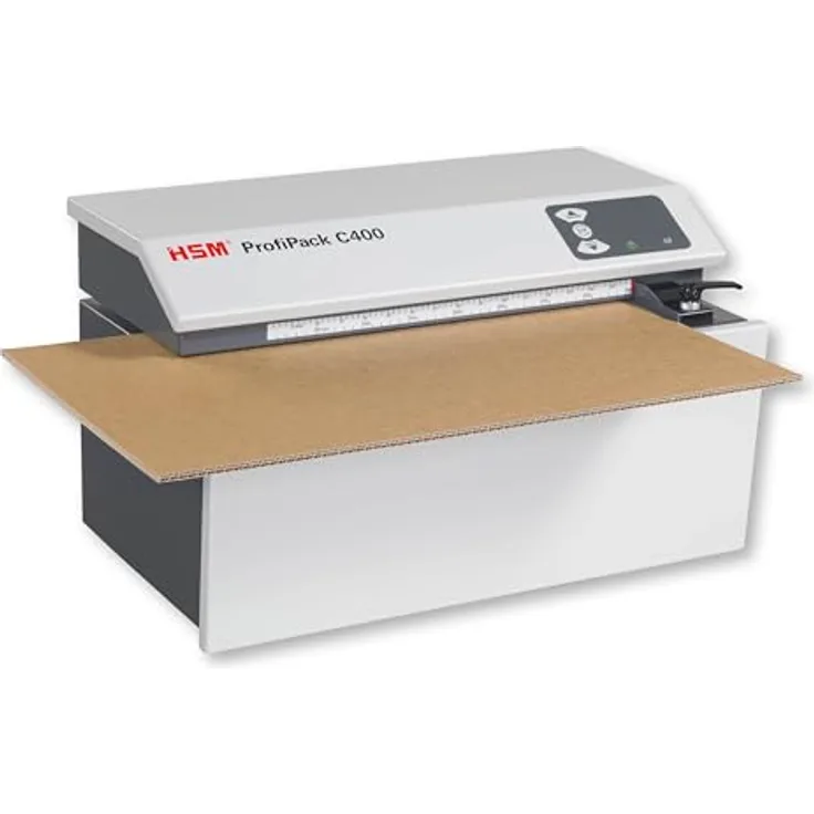 HSM ProfiPack C400 Kartonschredder | Herstellung von Verpackungsmaterial und Füllmaterial für Pakete aus gebrauchten Kartons - kostengünstig und nachhaltig.