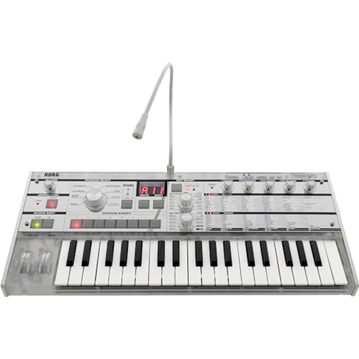 Korg microKORG Crystal, Virtual Analog Synthesizer mit 2 Oszillatoren, 8-Band Vocoder und 37 Minitasten – Bild 2