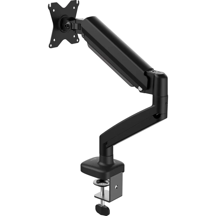 j5Create JTSA101-N, Gasfeder-Monitorhalterung für Bildschirme bis 32 Zoll, 180° schwenkbar, neigbar von -45° bis +90°, schwarz