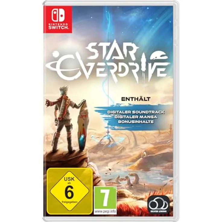 Silver Lining Interactive Star Overdrive - [Nintendo Switch], Exklusiv mit digitalem Soundtrack und Hoverboard-Funktion