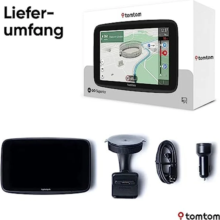 TomTom GO SUPERIOR 6 (1YD6.002.00), GPS-Navigationsgerät mit 15,24 cm Touchscreen, 32 GB Speicher, HD-Display und TomTom Traffic – Bild 9