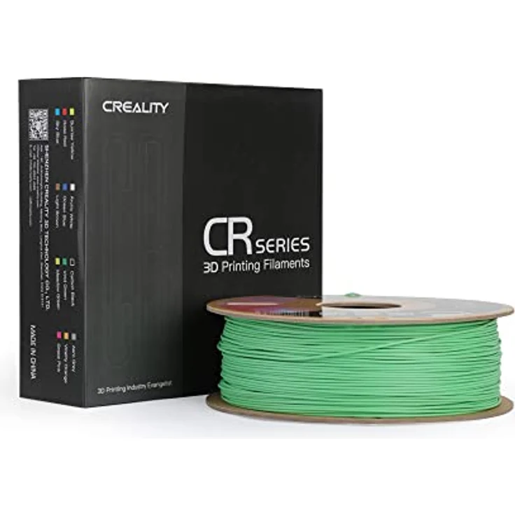 Creality PLA Filament 1.75 mm, 1000 g, Grün, Matte Oberfläche, hervorragende Bedruckbarkeit, umweltfreundlich und recycelbar – Bild 3