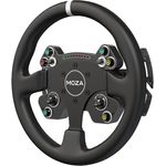 MOZA RACING CS V2P Steering Wheel, 13 Zoll Gaming-Lenkrad mit Aluminium- und Carbonbauweise, Schwarz, kompatibel mit MOZA Wheelbases