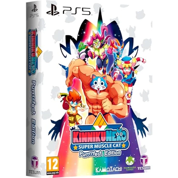 Tesura Games KinnikuNeko SUPER MUSCLE CAT Purrrrfect Edition (PS5) - Collector's Edition mit Artbook, Soundtrack, Pins und Zubehör – Bild 1