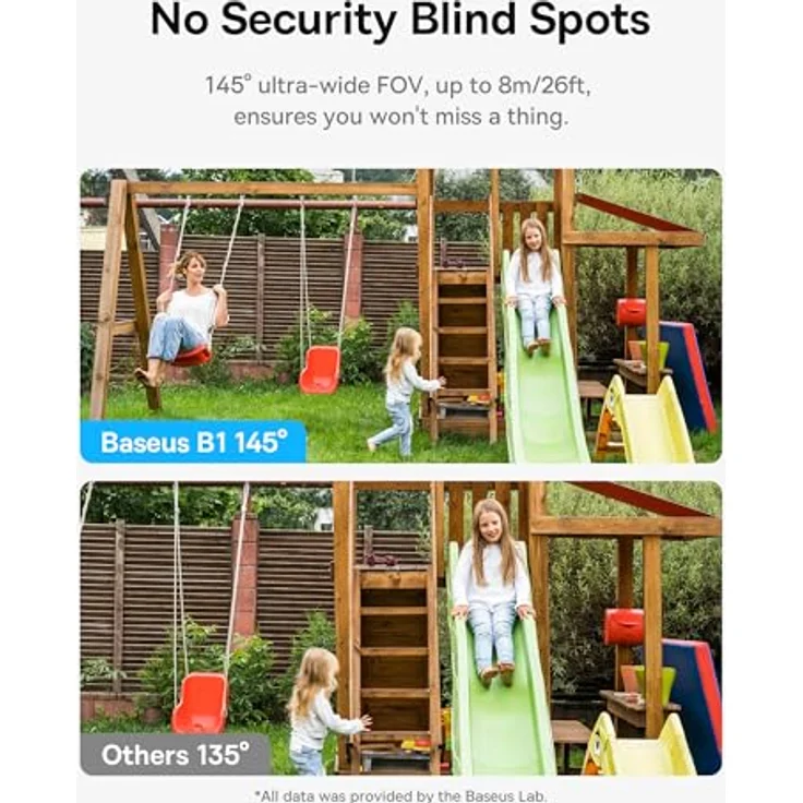 Baseus Überwachungskamera Baseus Security B1 Outdoor 2K (145° Weitwinkel-Sichtfeld, 2-Wege-Audio, Wetterfest IP67) – Bild 6
