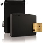 Toshiba CANVIO BASICS EXCL 1TB BLACK (1000 GB), Externe SSD, Schwarz