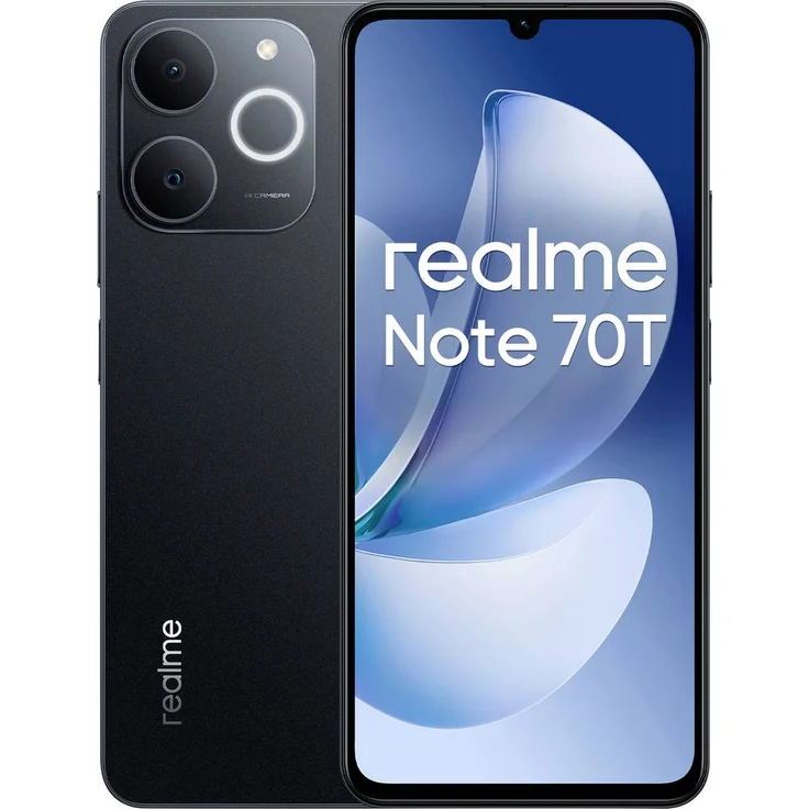 Realme 70T, Smartphone mit 256GB Speicher, 50 MP Dual-Kamera, 6,75 Zoll, Schwarz, Android™ 15, Dual-SIM – Bild 1